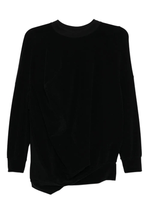 Junya Watanabe asymmetric T-shirt - Black