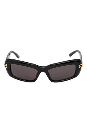 Balenciaga Eyewear rectangular-frame sunglasses - Black
