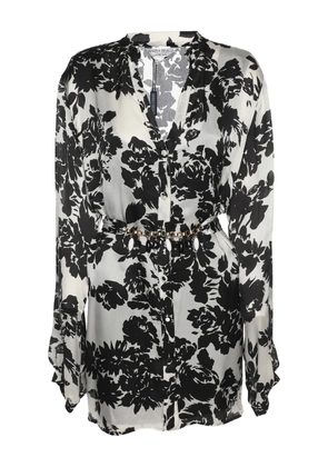 Marina Rinaldi long-sleeve patterned shirt - White