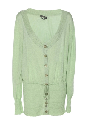 Marina Rinaldi buttoned cardigan - Green