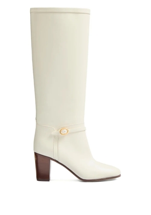 Valentino Garavani 75mm Pattie leather boots - Neutrals