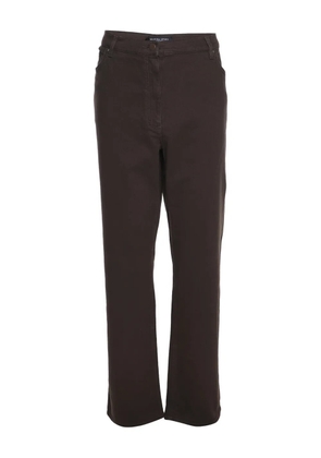 Marina Rinaldi belt-loops jeans - Brown