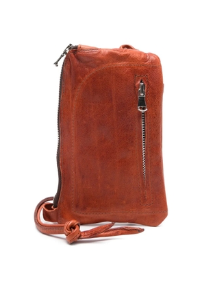 SOMMET zip phone bag - Brown