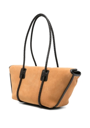 Hereu Forna braided handle shoulder bag - Brown