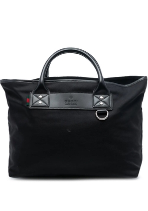 Gucci Pre-Owned 2016-2026 Nylon Web business bag - Black