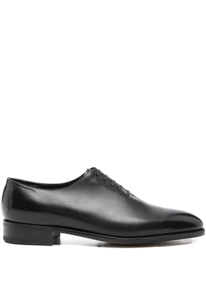 John Lobb leather lace-up oxford shoes - Black