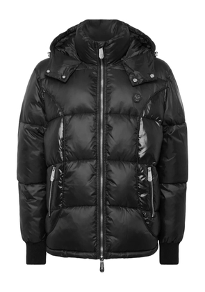 Philipp Plein hooded puffer jacket - Black