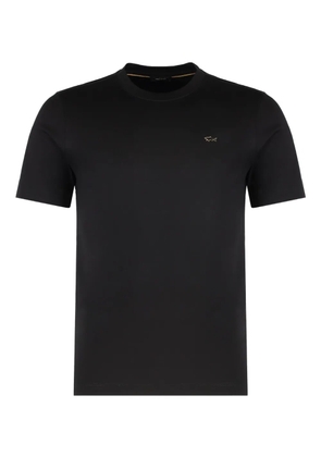 Paul & Shark logo-detail crew-neck T-shirt - Black