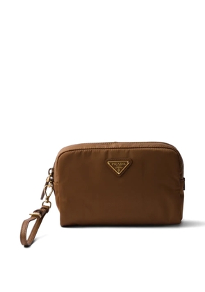 Prada small Re-Nylon pouch - Brown