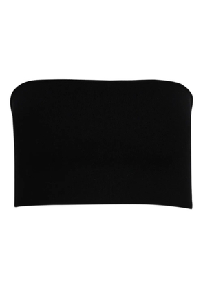 VETEMENTS strapless knitted top - Black