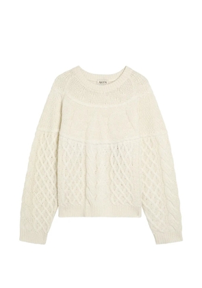 AKYN cable-knit sweater - Neutrals