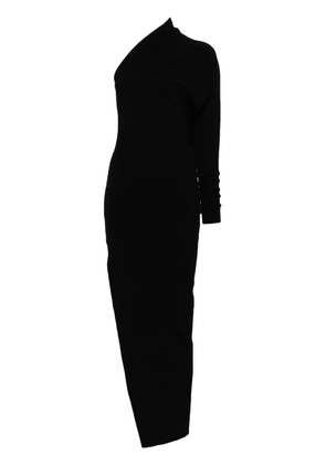 Rick Owens one-shoulder column maxi dress - Black