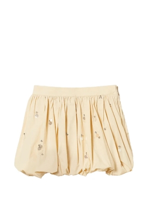 TWINSET sequin-embellished skirt - Neutrals