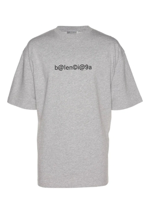 Balenciaga Pre-Owned logo jersey T-shirt - Grey