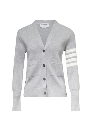 Thom Browne Milano stitch cardigan - Grey