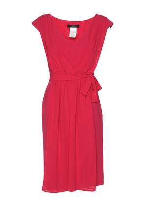 Weekend Max Mara crepe belted midi dress - Pink
