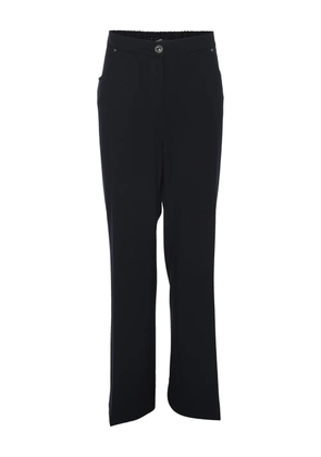 ELENA MIRO` crystal-embellishment jersey trousers - Blue