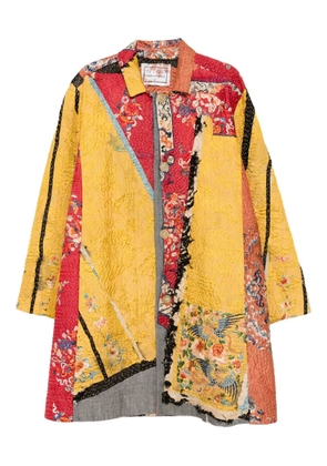 By Walid silk coat - Yellow
