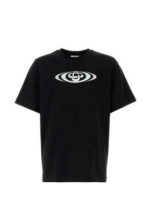 Casablanca logo-detail T-shirt - Black