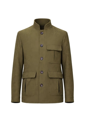 Doppiaa patch pocket jacket - Green