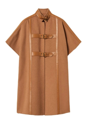 TWINSET buckle-fastening cape - Brown