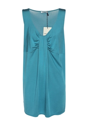 Marina Rinaldi Jersey gathered detail top - Blue