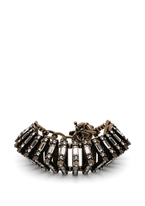 Saint Laurent crystal pyramid bracelet - Gold