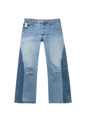 PROTOTYPES layered flared jeans - Blue