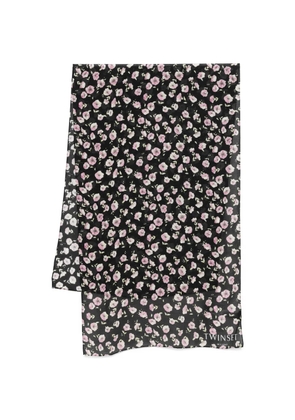 TWINSET floral scarf - Black