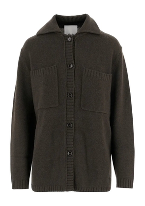 Allude buttoned patch-pocket cardigan - Brown