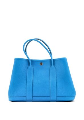 Hermès Pre-Owned Garden Party Leather 30 tote bag - Blue