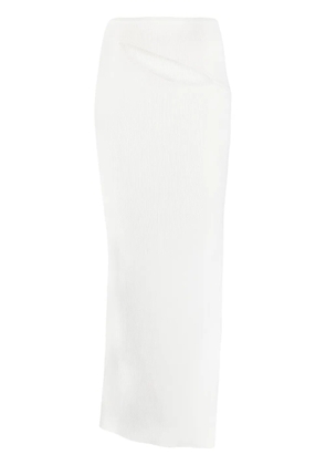 Christopher Esber cut-out maxi skirt - White