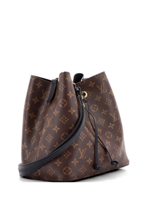 Louis Vuitton Pre-Owned NeoNoe Handbag Monogram Canvas with Leather MM bucket bag - Brown