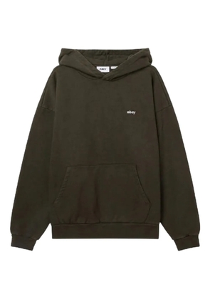 Obey front-pocket hoodie - Green