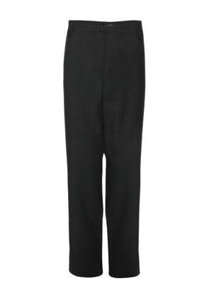 ELENA MIRO` straight-leg trousers - Grey