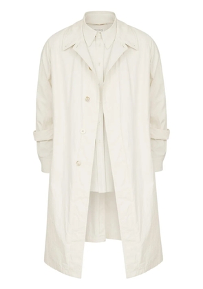 Maison Margiela layered trench coat - Neutrals
