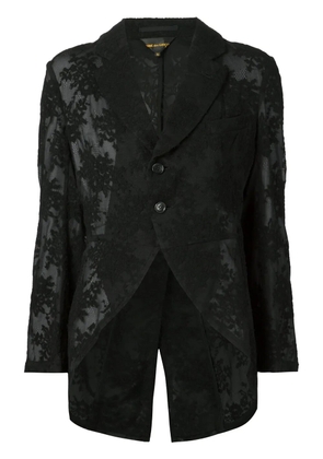 Comme Des Garçons lace blazer - Black