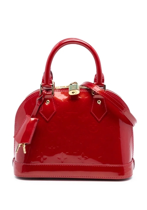 Louis Vuitton Pre-Owned 2013 Monogram Vernis Alma BB satchel - Red
