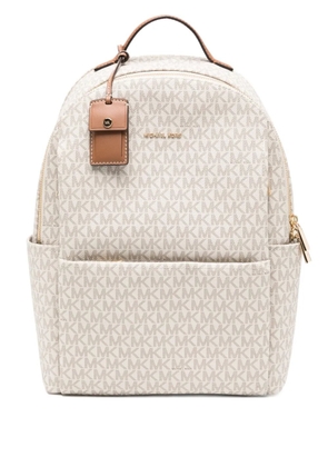 Michael Kors logo-print backpack - Neutrals