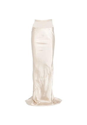 Rick Owens ribbed waistband skirt - Neutrals