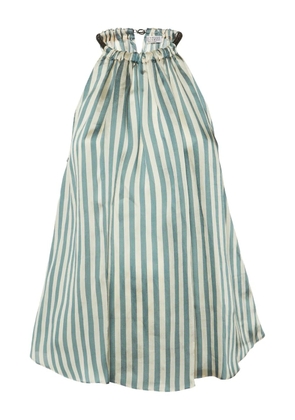 Brunello Cucinelli Vintage 2024 silk-satin top - Blue