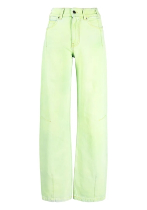 DARKPARK wide-leg denim jeans - Yellow