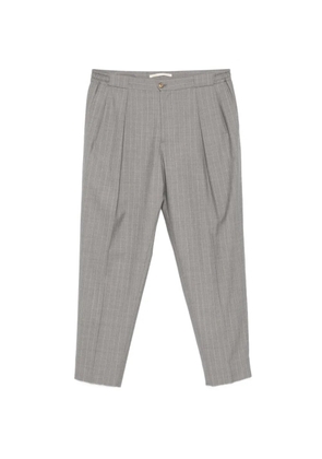 Briglia 1949 Portobellos pinstripe pleated trousers - Grey