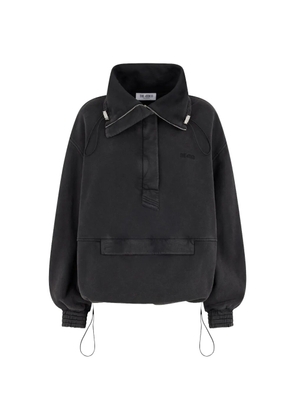 The Attico zip detail sweatshirt - Black