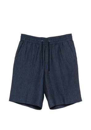 Peserico drawstring tailored shorts - Blue