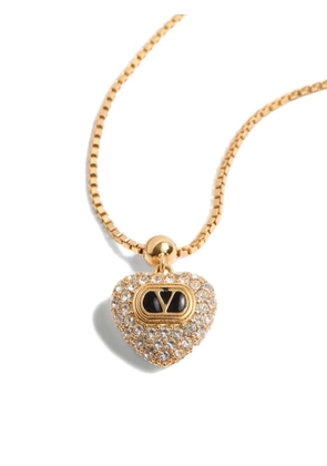 Valentino Garavani Coeur Royal bracelet in metal, enamel and Swarovski® crystals - Gold