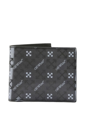 Off-White Arrow Reflective bi-fold wallet - Black