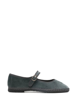 FLABELUS Javert buckle-fastening ballet flats - Grey