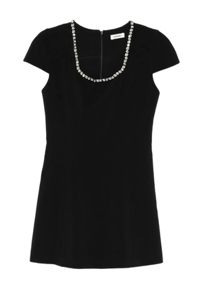 SANDRO crystal-embellished mini dress - Black
