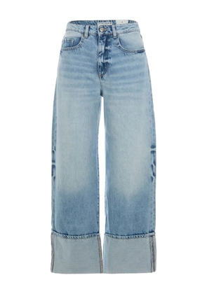 ICON DENIM cuffed-hems jeans - Blue